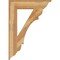 Ekena Millwork Olympic Traditional Rough Sawn Bracket, Western Red Cedar, 6"W x 30"D x 42"H BKT06X30X42OLY01RWR - alternate 2